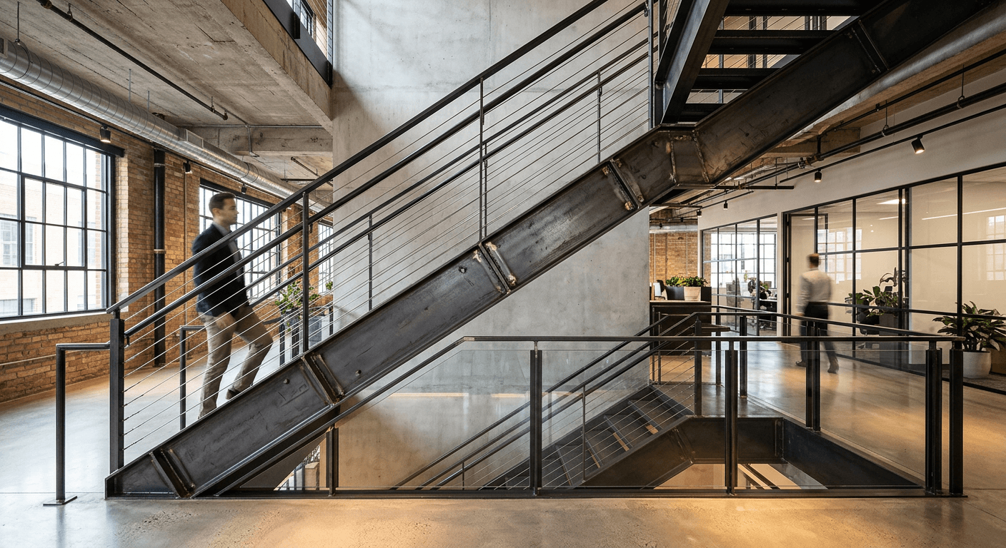 Schweißdokumentation für Stahltreppen